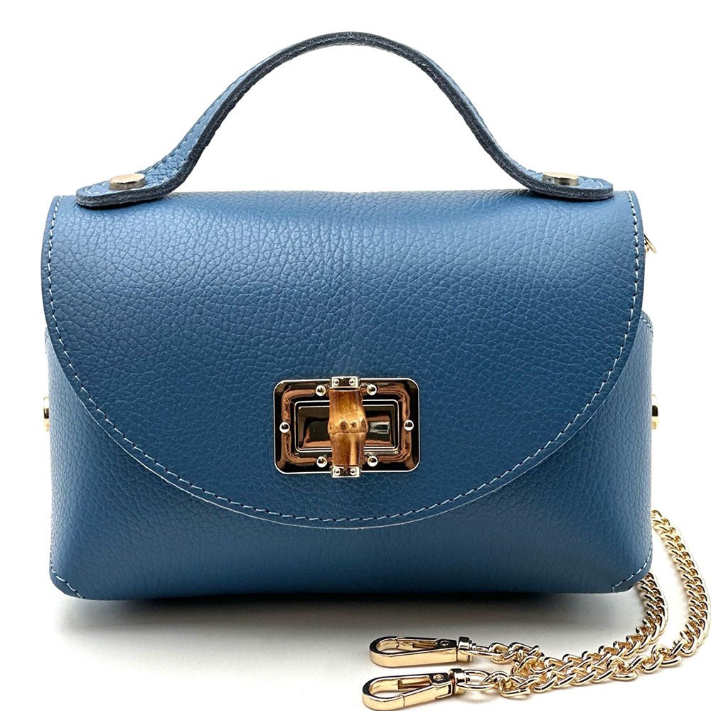 Lorenetta Cow Leather Mini Top Handle Bag - Leather Italiano