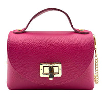 Lorenetta Cow Leather Mini Top Handle Bag - Leather Italiano