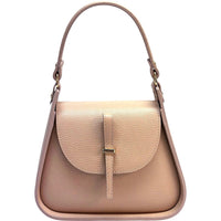 Lorenza Italian Cow Leather Shoulder Bag - Leather Italiano