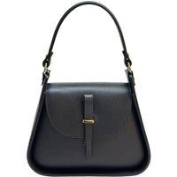 Lorenza Italian Cow Leather Shoulder Bag - Leather Italiano