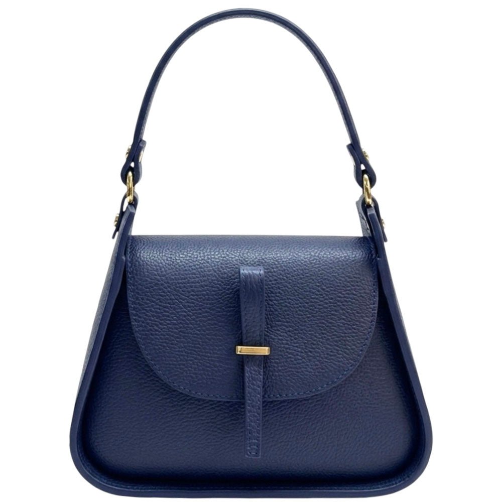 Lorenza Italian Cow Leather Shoulder Bag - Leather Italiano