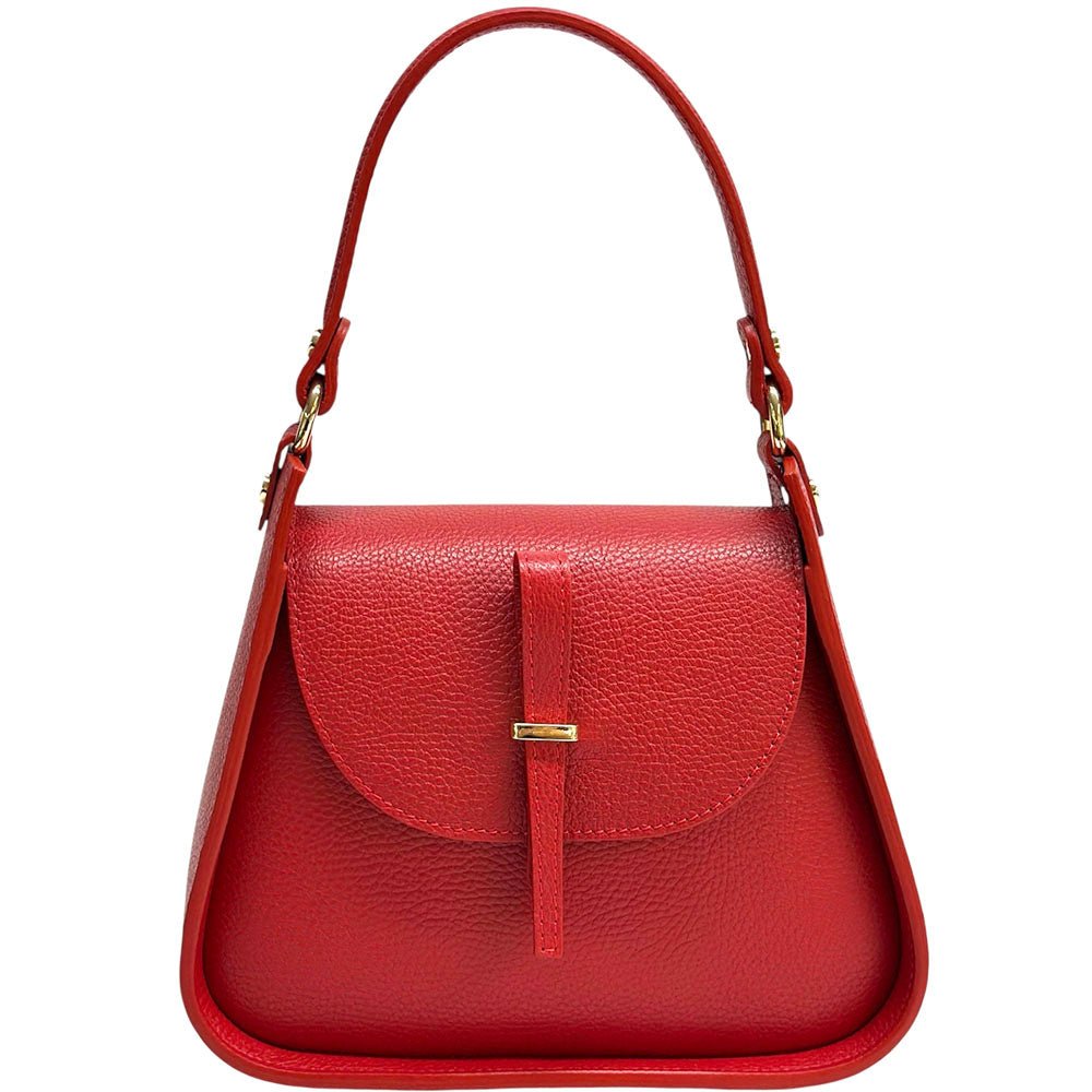 Lorenza Italian Cow Leather Shoulder Bag - Leather Italiano