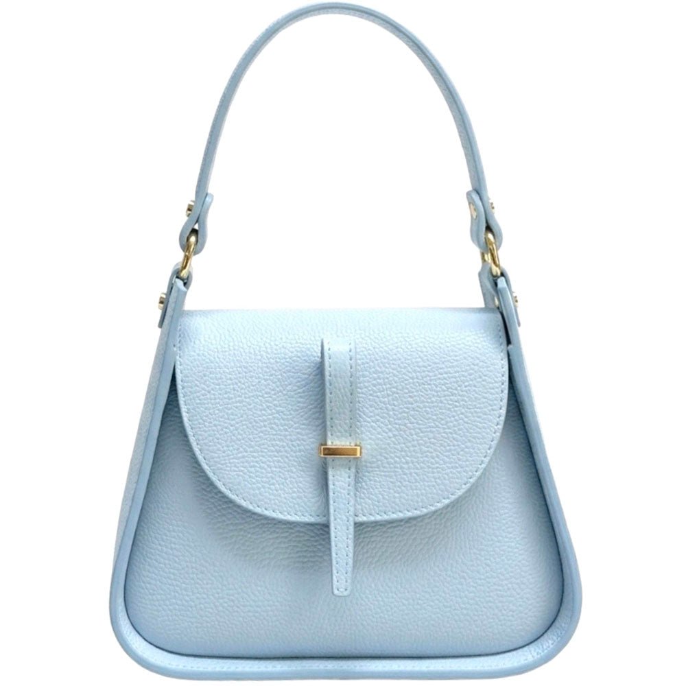 Lorenza Italian Cow Leather Shoulder Bag - Leather Italiano