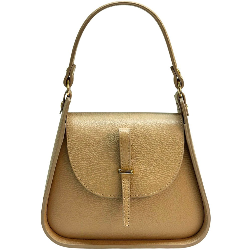 Lorenza Italian Cow Leather Shoulder Bag - Leather Italiano
