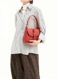 Lorenza Italian Cow Leather Shoulder Bag - Leather Italiano