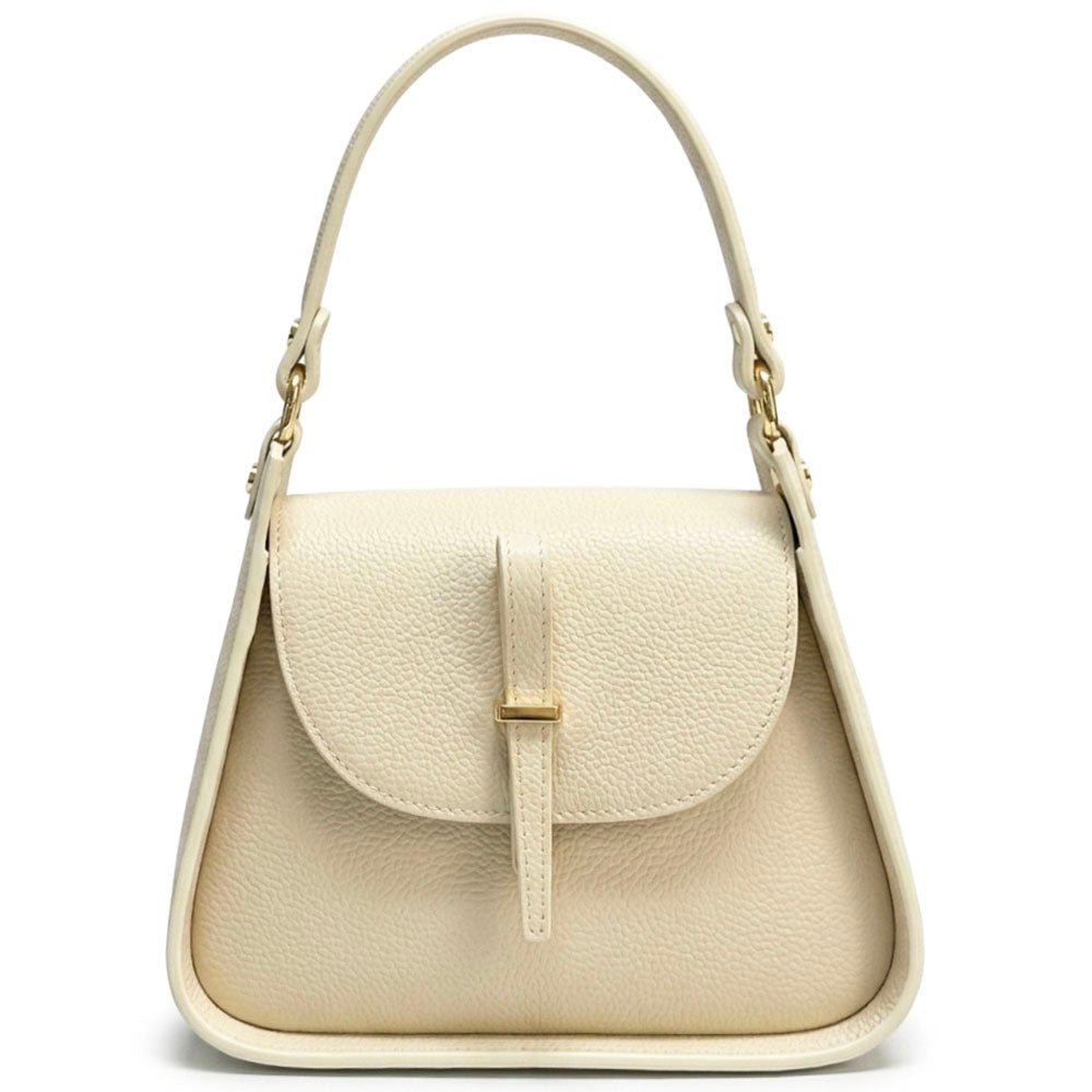 Lorenza Italian Cow Leather Shoulder Bag - Leather Italiano