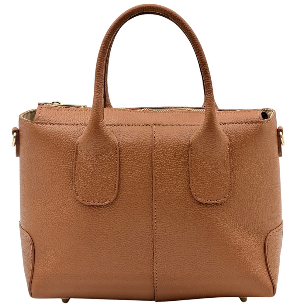 Loriena Italian Cow Leather Everyday Tote Bag - Leather Italiano