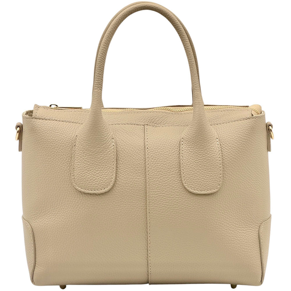 Loriena Italian Cow Leather Everyday Tote Bag - Leather Italiano