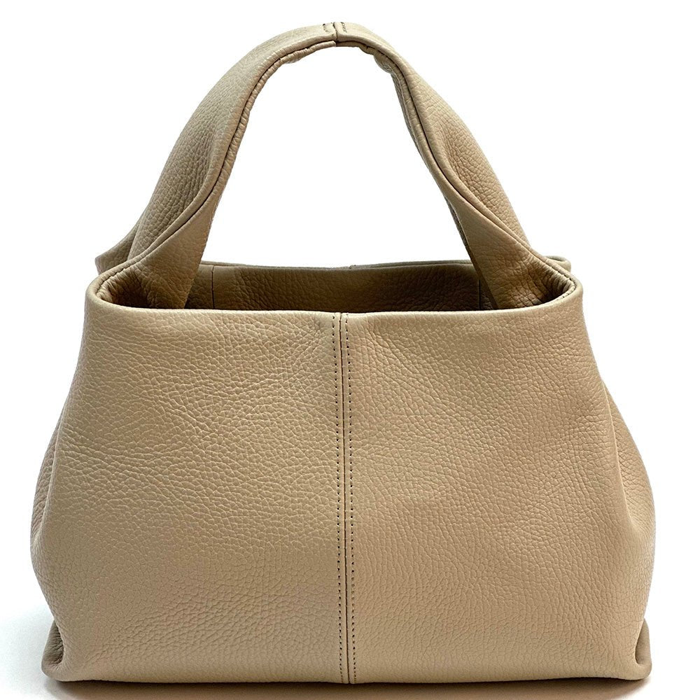 Lucea Soft Genuine Leather Handbag - Leather Italiano