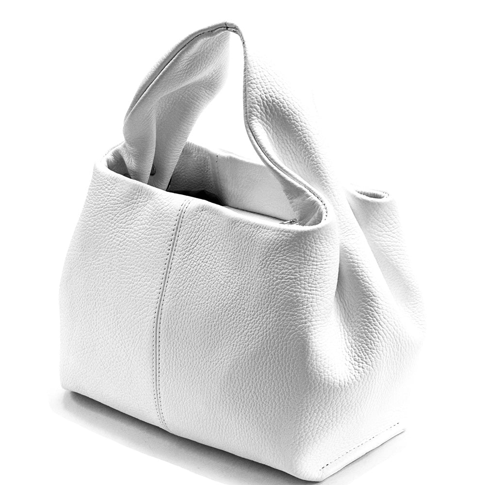 Lucea Soft Genuine Leather Handbag - Leather Italiano