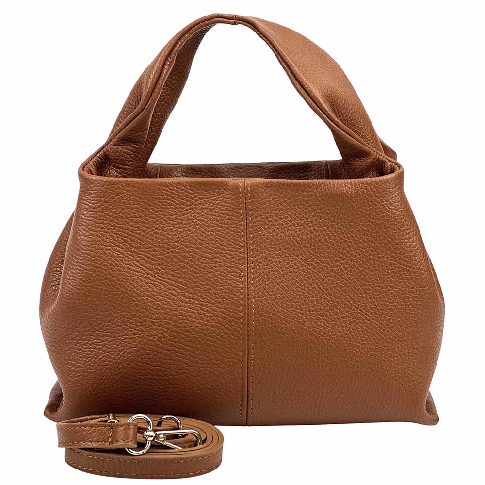 Lucea Soft Genuine Leather Handbag - Leather Italiano