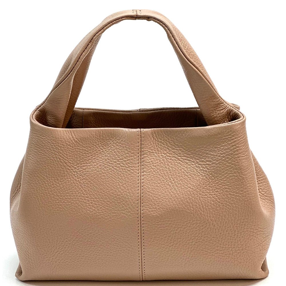 Lucea Soft Genuine Leather Handbag - Leather Italiano