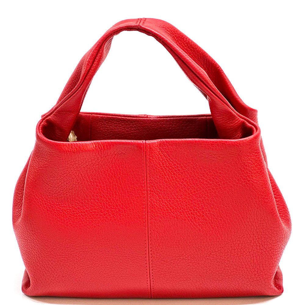 Lucea Soft Genuine Leather Handbag - Leather Italiano