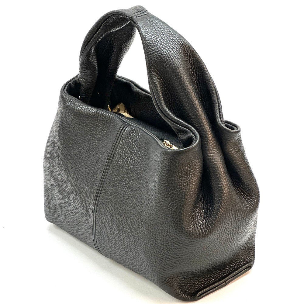 Lucea Soft Genuine Leather Handbag - Leather Italiano