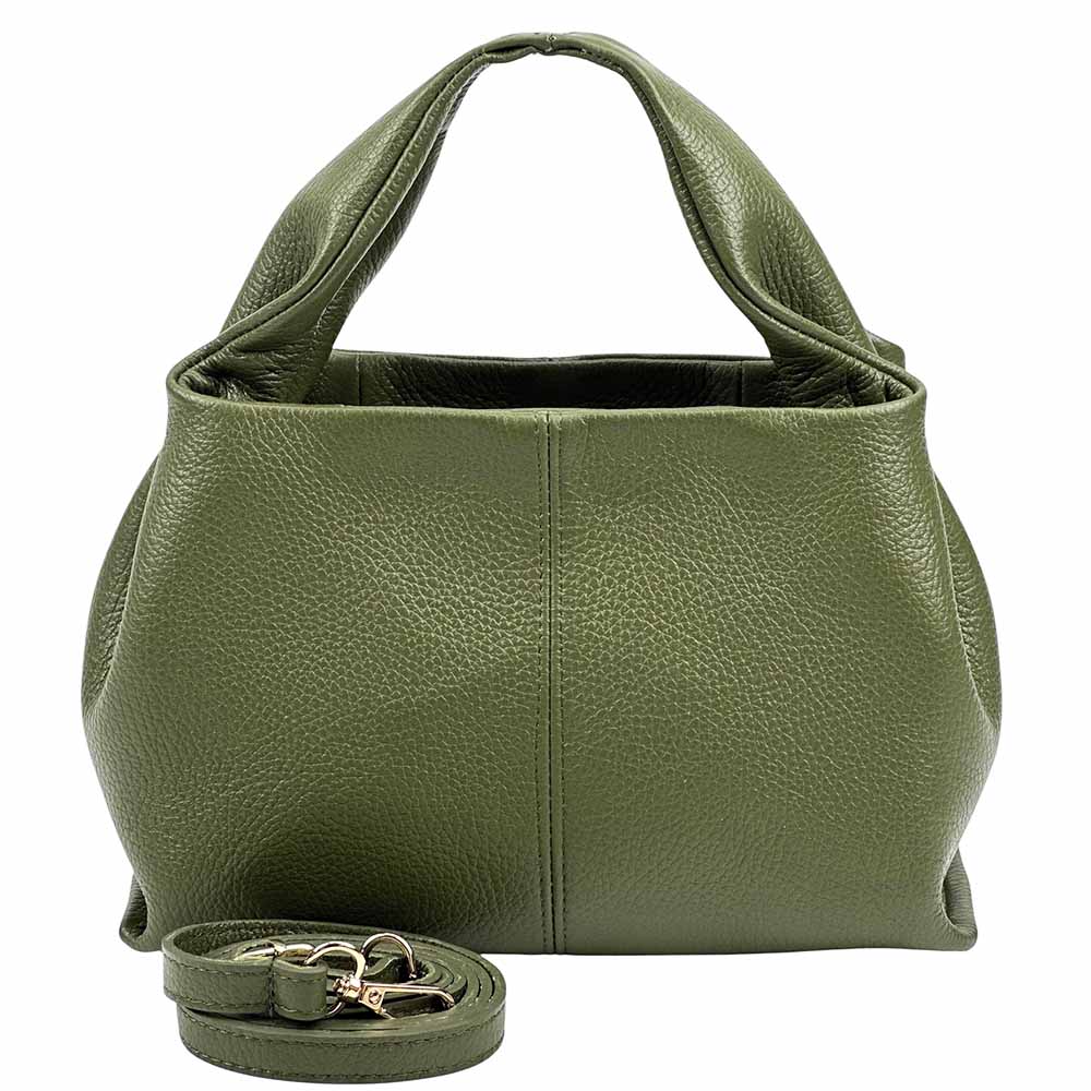 Lucea Soft Genuine Leather Handbag - Leather Italiano