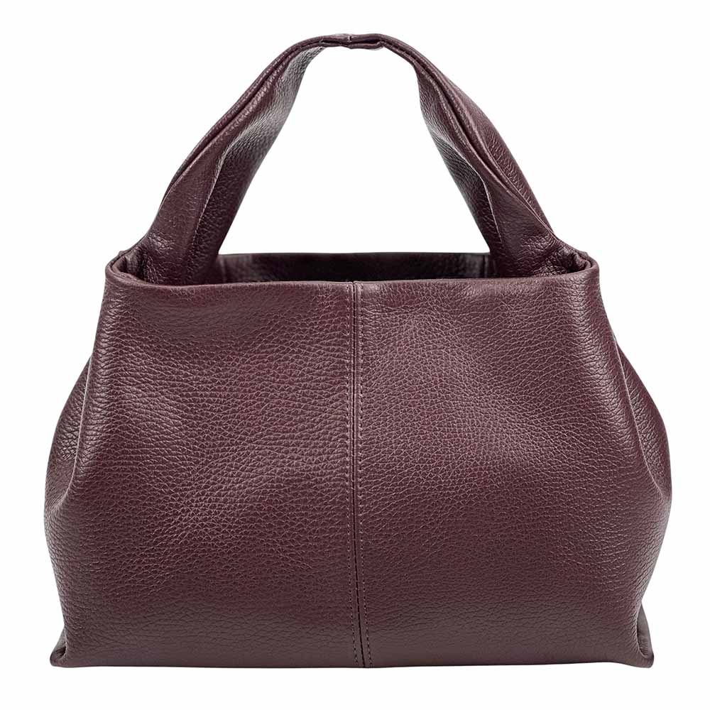Lucea Soft Genuine Leather Handbag - Leather Italiano