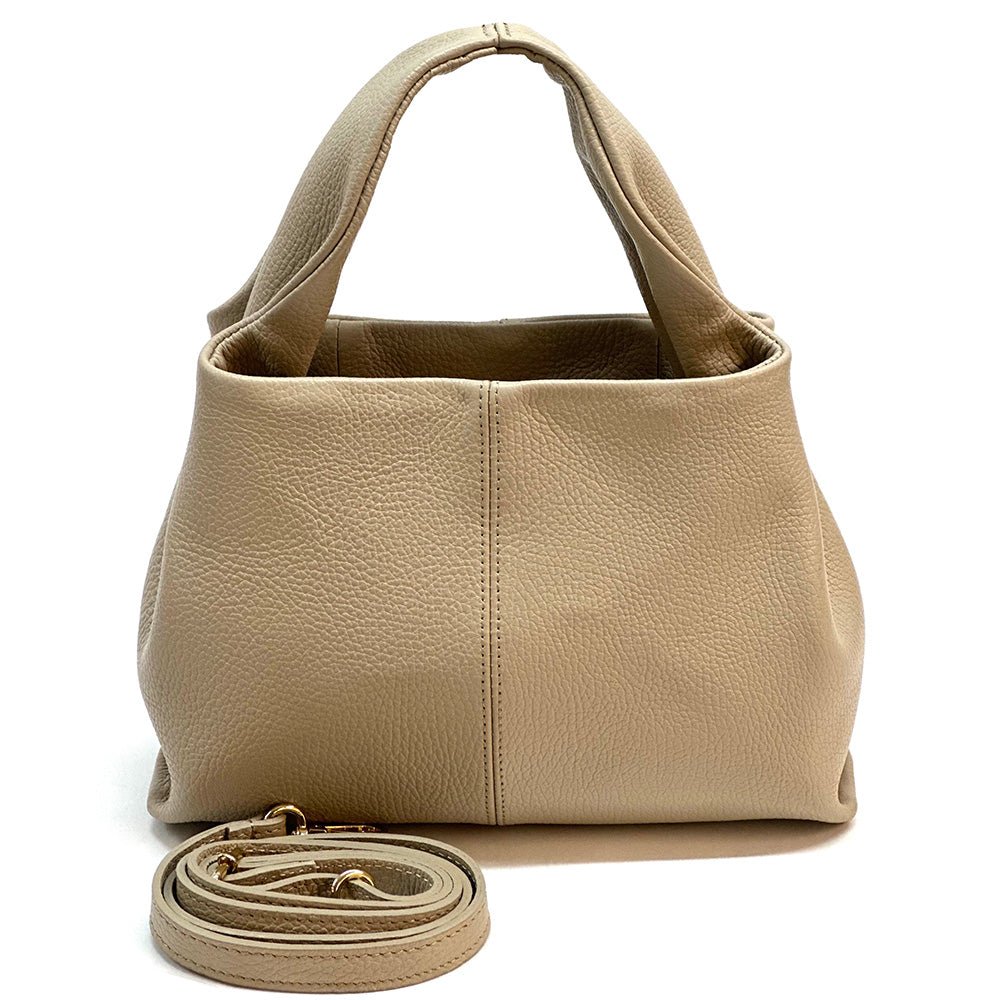 Lucea Soft Genuine Leather Handbag - Leather Italiano