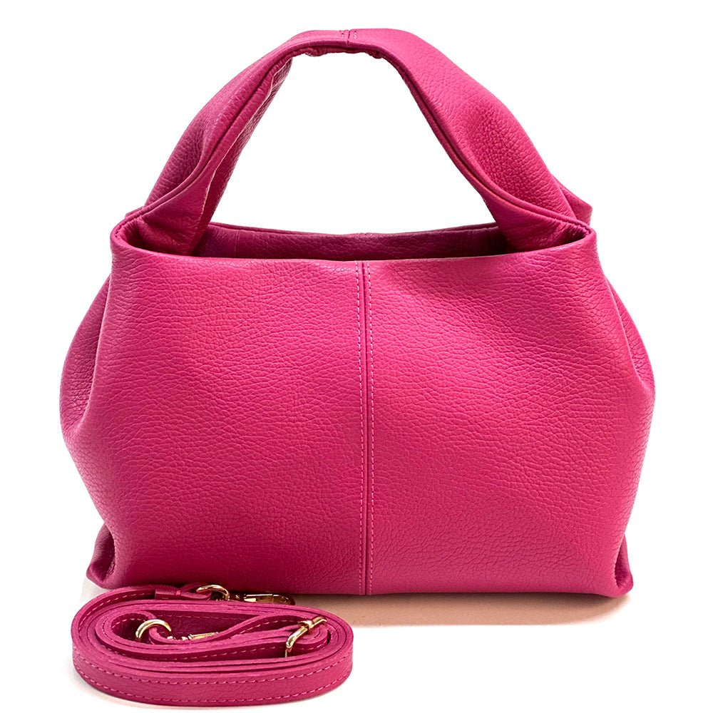 Lucea Soft Genuine Leather Handbag - Leather Italiano