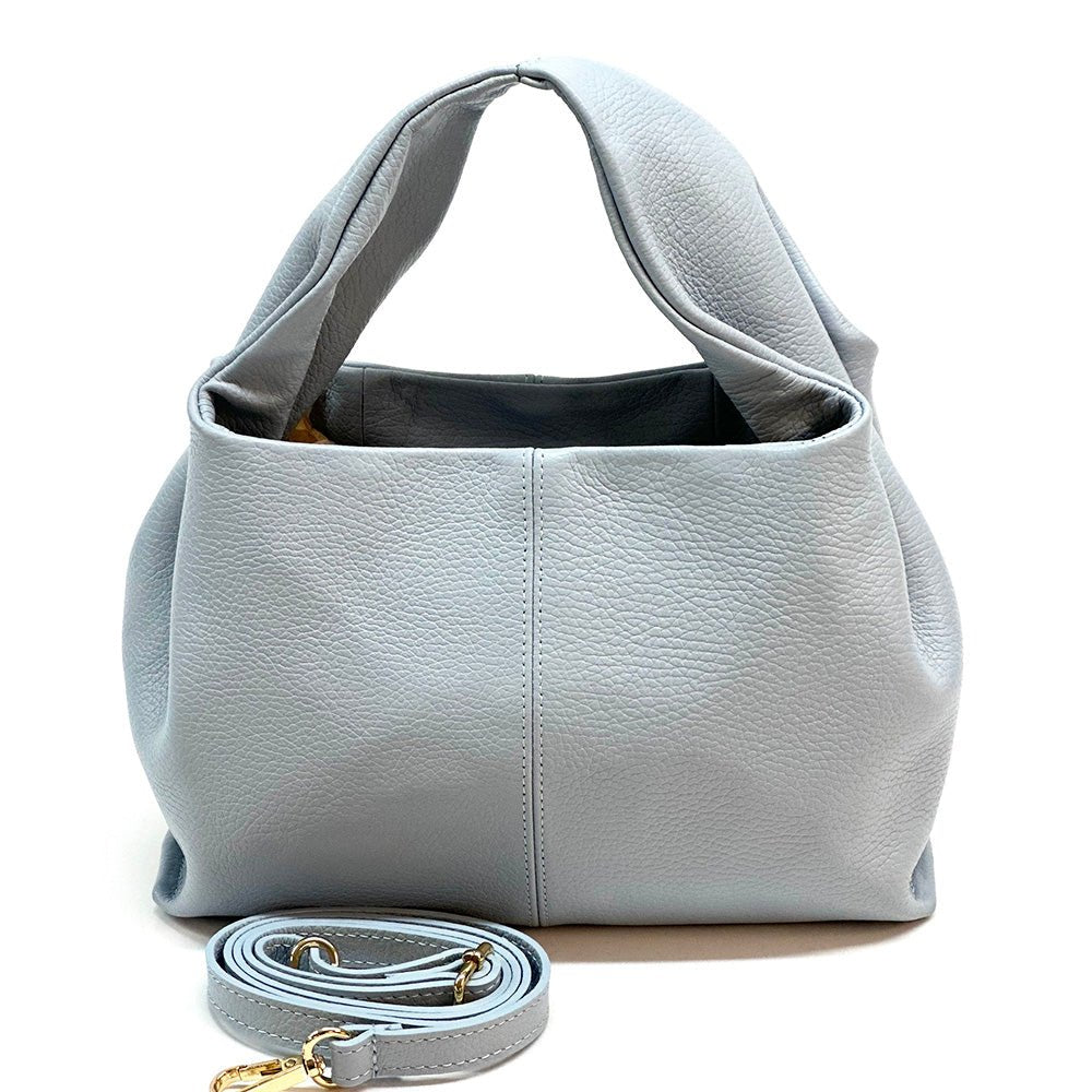 Lucea Soft Genuine Leather Handbag - Leather Italiano