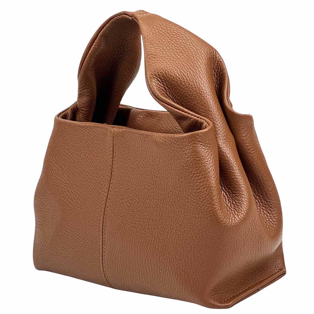 Lucea Soft Genuine Leather Handbag - Leather Italiano