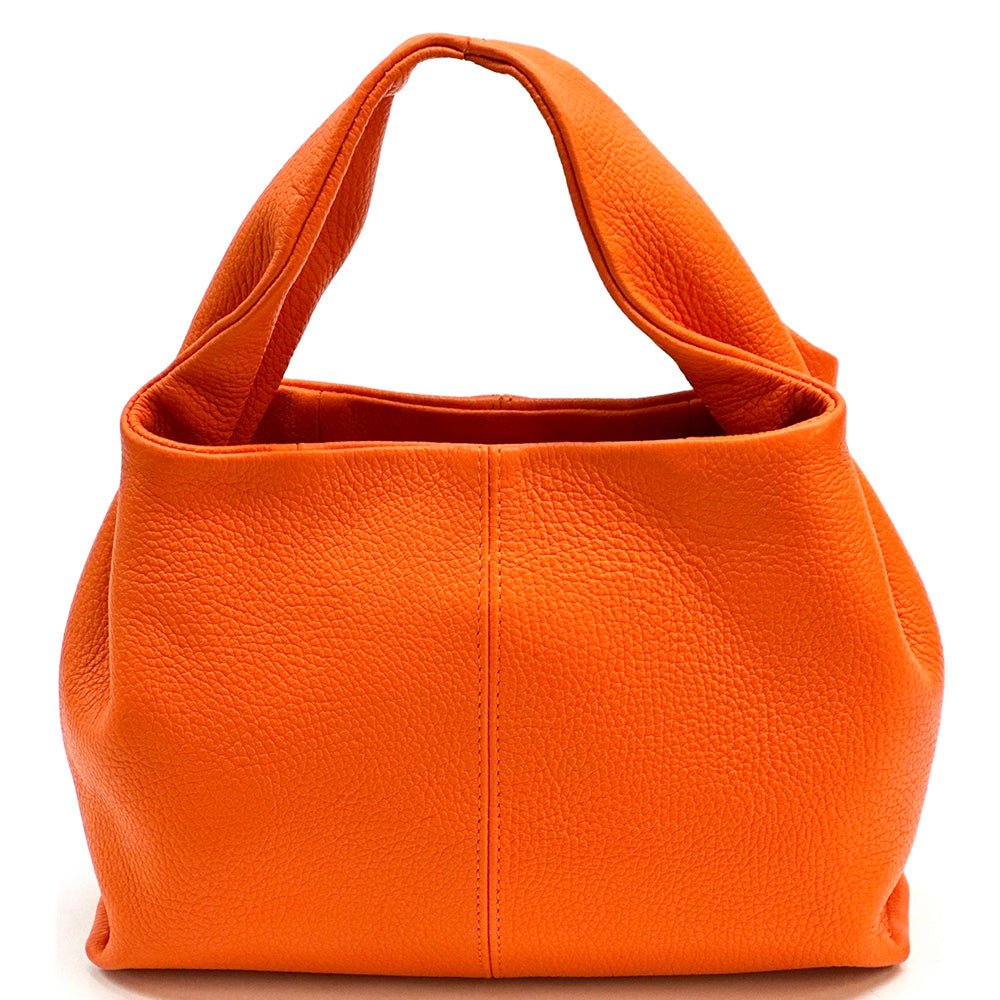 Lucea Soft Genuine Leather Handbag - Leather Italiano