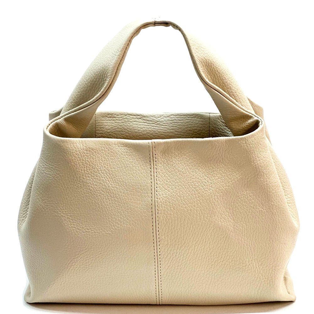 Lucea Soft Genuine Leather Handbag - Leather Italiano