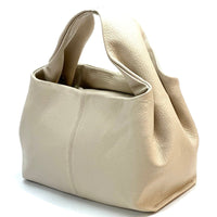 Lucea Soft Genuine Leather Handbag - Leather Italiano