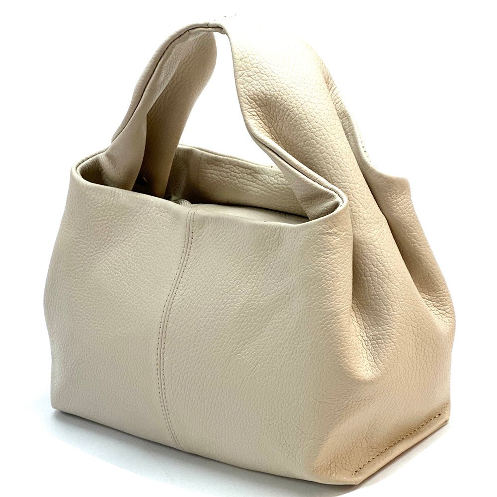 Lucea Soft Genuine Leather Handbag - Leather Italiano