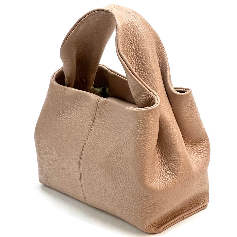 Lucea Soft Genuine Leather Handbag - Leather Italiano