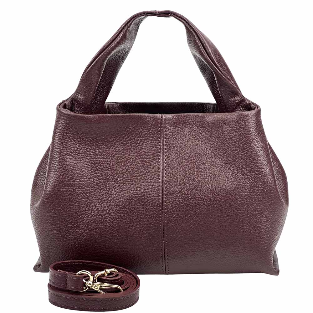 Lucea Soft Genuine Leather Handbag - Leather Italiano