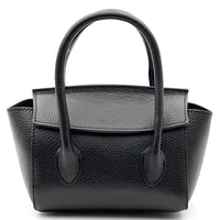 Lucilla Small Italian Cow Leather Handbag - Leather Italiano