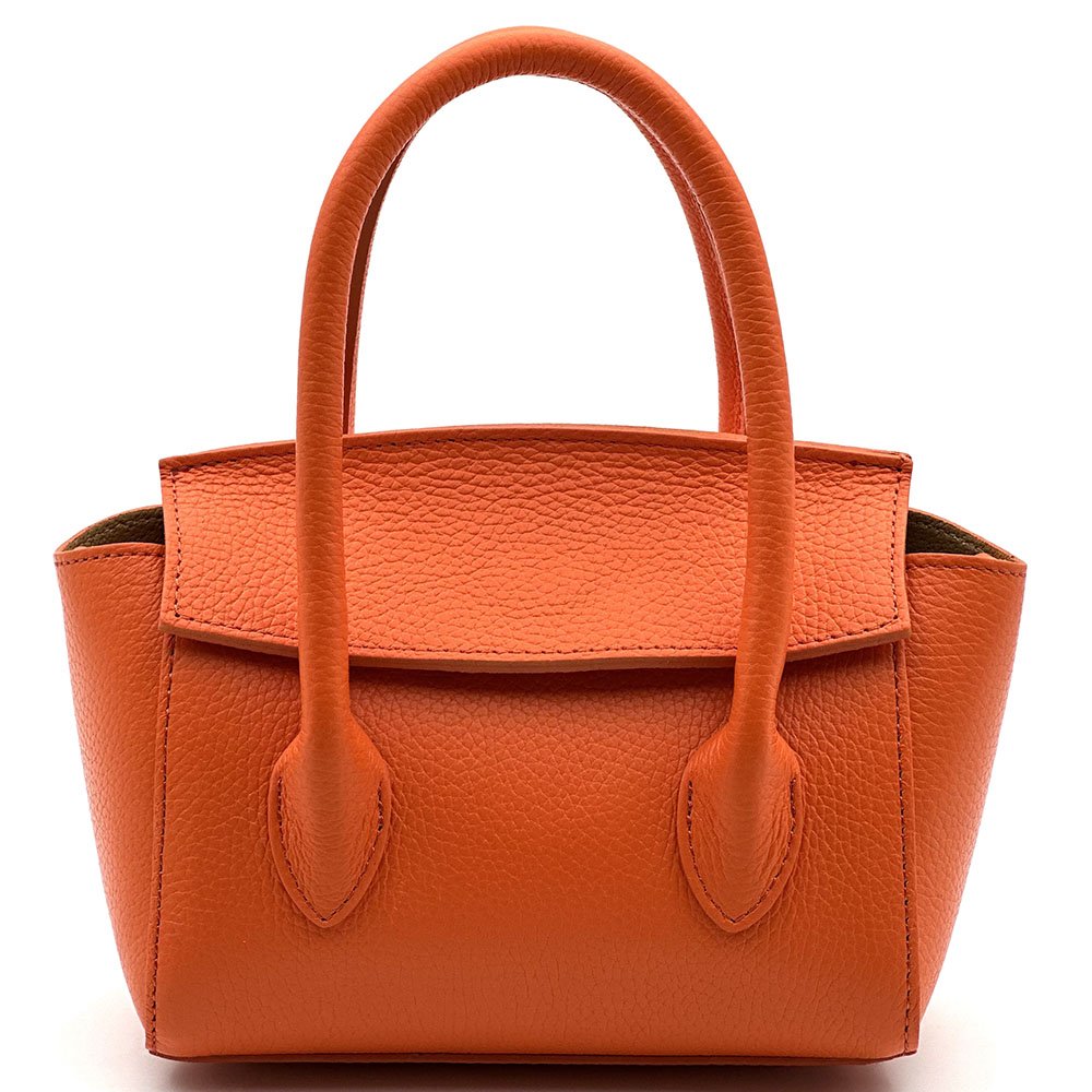 Lucilla Small Italian Cow Leather Handbag - Leather Italiano