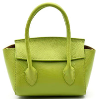 Lucilla Small Italian Cow Leather Handbag - Leather Italiano