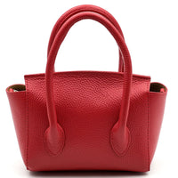 Lucilla Small Italian Cow Leather Handbag - Leather Italiano