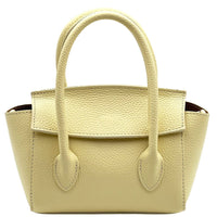 Lucilla Small Italian Cow Leather Handbag - Leather Italiano