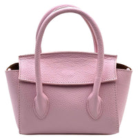Lucilla Small Italian Cow Leather Handbag - Leather Italiano