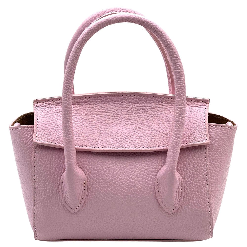 Lucilla Small Italian Cow Leather Handbag - Leather Italiano