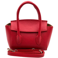 Lucilla Small Italian Cow Leather Handbag - Leather Italiano