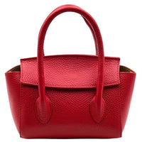 Lucilla Small Italian Cow Leather Handbag - Leather Italiano