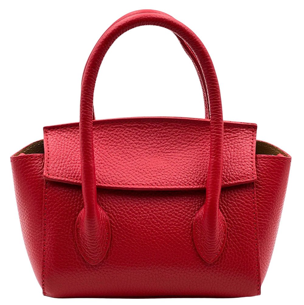 Lucilla Small Italian Cow Leather Handbag - Leather Italiano