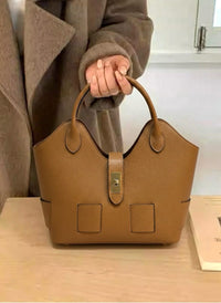Lunetta Italian Leather Tote Bag - Leather Italiano