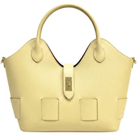Lunetta Italian Leather Tote Bag - Leather Italiano