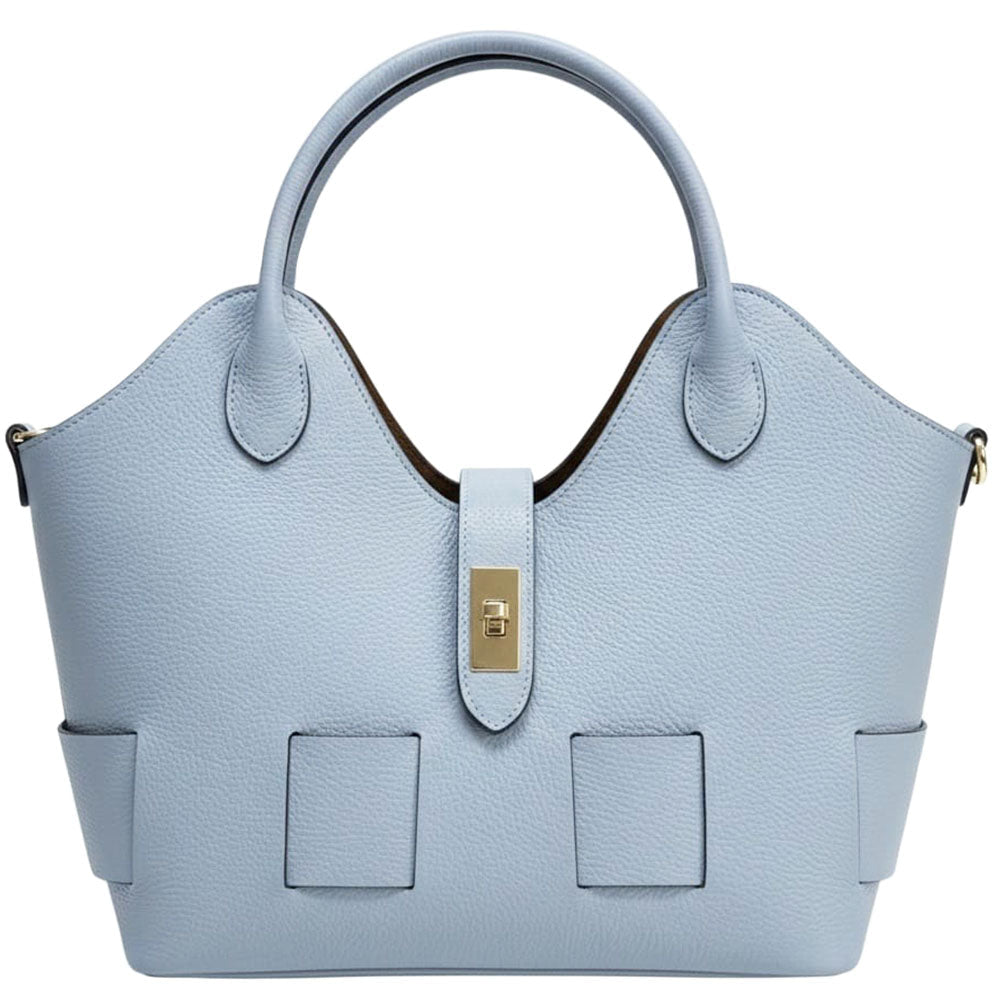 Lunetta Italian Leather Tote Bag - Leather Italiano