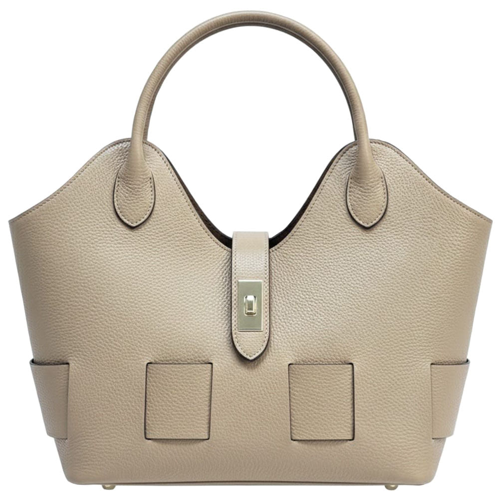 Lunetta Italian Leather Tote Bag - Leather Italiano