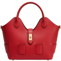 Lunetta Italian Leather Tote Bag - Leather Italiano