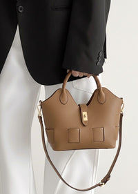 Lunetta Italian Leather Tote Bag - Leather Italiano