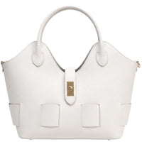 Lunetta Italian Leather Tote Bag - Leather Italiano