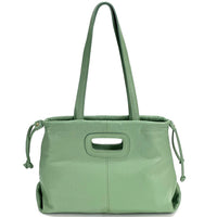 Lysandra Italian Soft Cow Leather Shoulder Bag - Leather Italiano