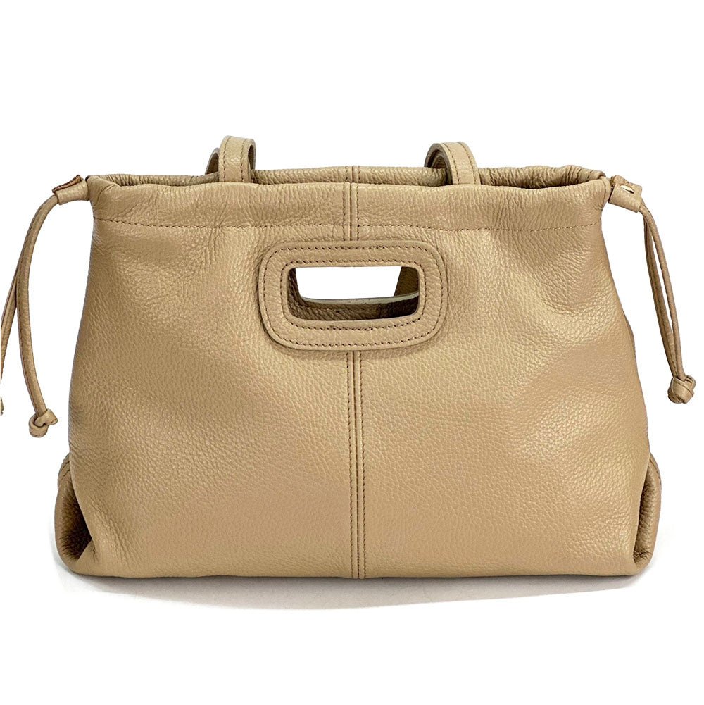Lysandra Italian Soft Cow Leather Shoulder Bag - Leather Italiano