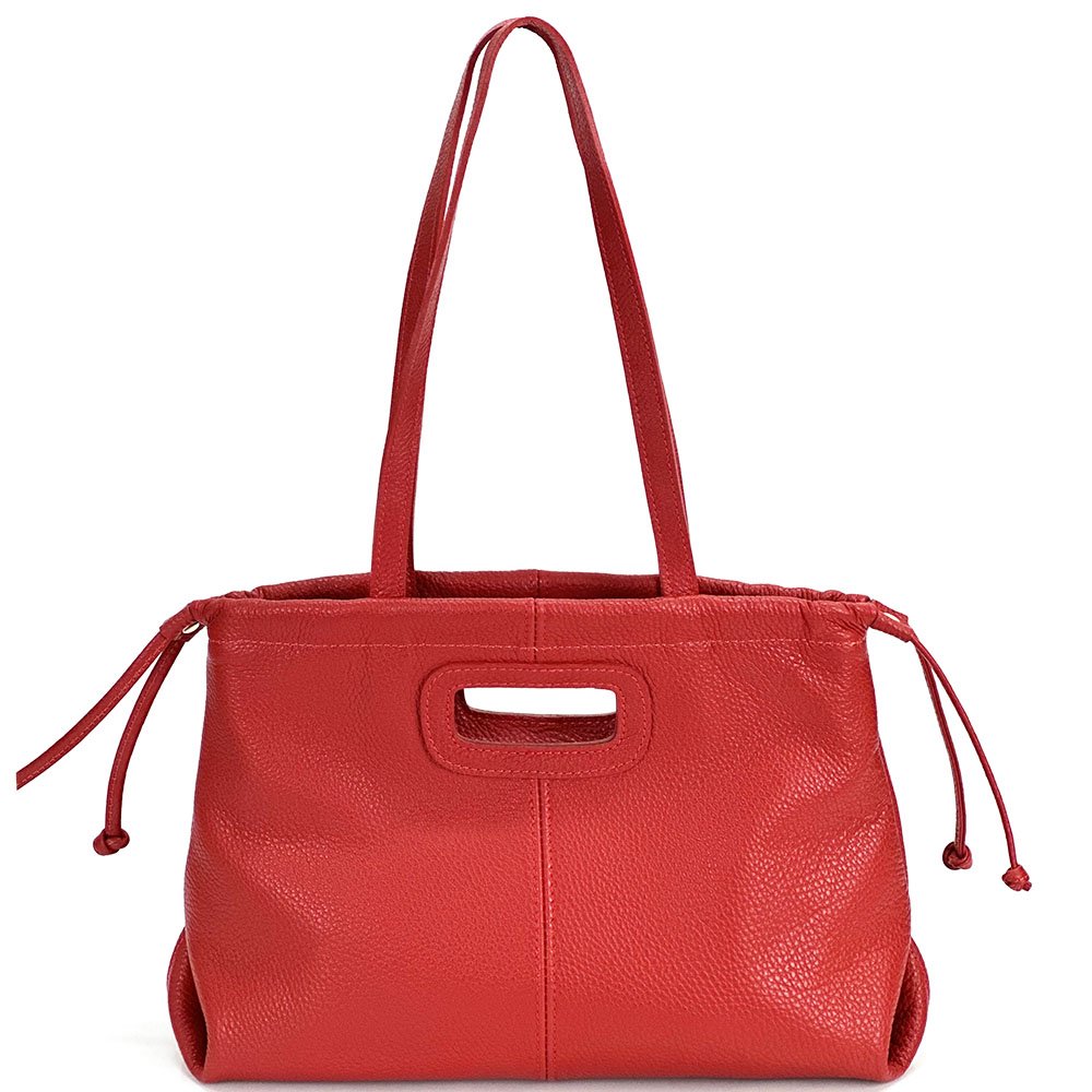 Lysandra Italian Soft Cow Leather Shoulder Bag - Leather Italiano
